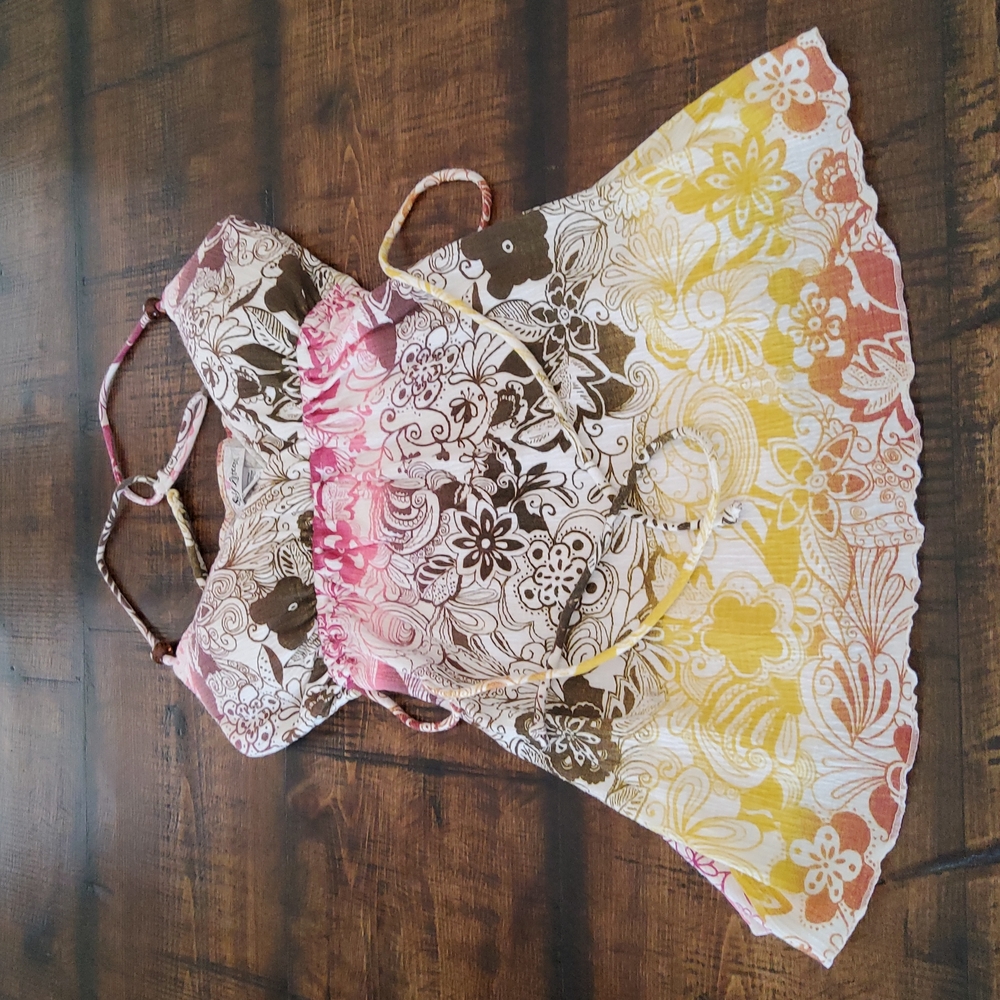 Summer scrappy top